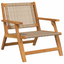 vidaXL Kerti bútor 2 pcs Bézs 67 x 78 x 73 cm Tömör Akácfa