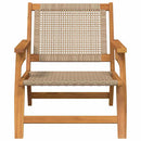 vidaXL Kerti bútor 2 pcs Bézs 67 x 78 x 73 cm Tömör Akácfa