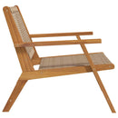 vidaXL Kerti bútor 2 pcs Bézs 67 x 78 x 73 cm Tömör Akácfa