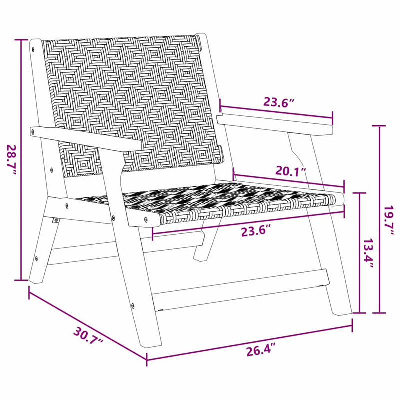 vidaXL Kerti bútor 2 pcs Fehér 67 x 78 x 73 cm Tömör akácfa