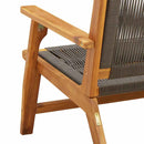 vidaXL Kerti bútor 2 pcs Szürke 78 x 67 x 73cm Tömör akácfa