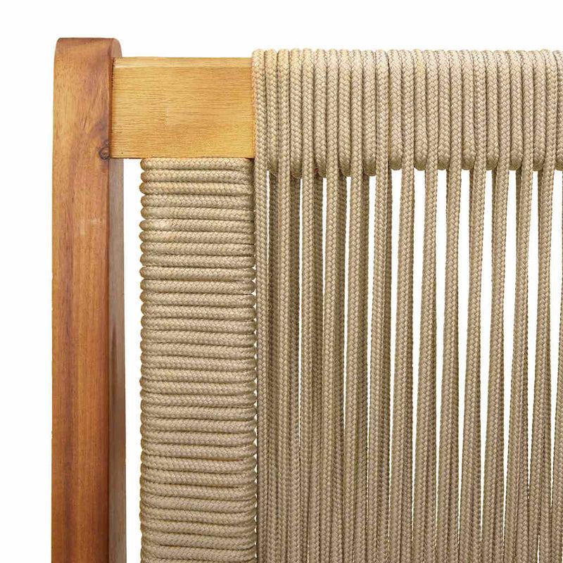 vidaXL Kerti bútor 2 pcs Bézs 78 x 67 x 73cm Tömör akácfa