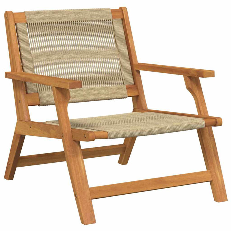 vidaXL Kerti bútor 2 pcs Bézs 78 x 67 x 73cm Tömör akácfa