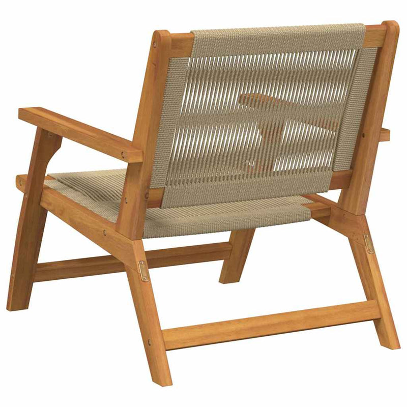 vidaXL Kerti bútor 2 pcs Bézs 78 x 67 x 73cm Tömör akácfa