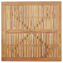 vidaXL tömör akácfa négyzet alakú kerti asztal 110 x 110 x 75 cm