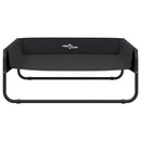 vidaXL antracitszürke oxford szövet és acél emelt kutyaágy