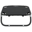 vidaXL antracitszürke oxford szövet és acél összecsukható kutyaágy