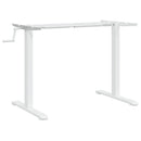vidaXL fehér acél álló asztalváz (94-135) x 60 x (70-114) cm