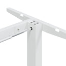 vidaXL fehér acél álló asztalváz (94-135) x 60 x (70-114) cm