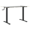 vidaXL fekete acél állóasztalváz (94-135) x 60 x (70-114) cm