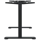vidaXL fekete acél állóasztalváz (94-135) x 60 x (70-114) cm