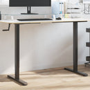 vidaXL fekete acél állóasztalváz (94-135) x 60 x (70-114) cm