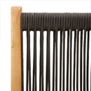 vidaXL 2 db fekete tömör akácfa és polipropilén kerti szék