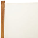 vidaXL 2 db krémfehér tömör akácfa és szövet kerti szék