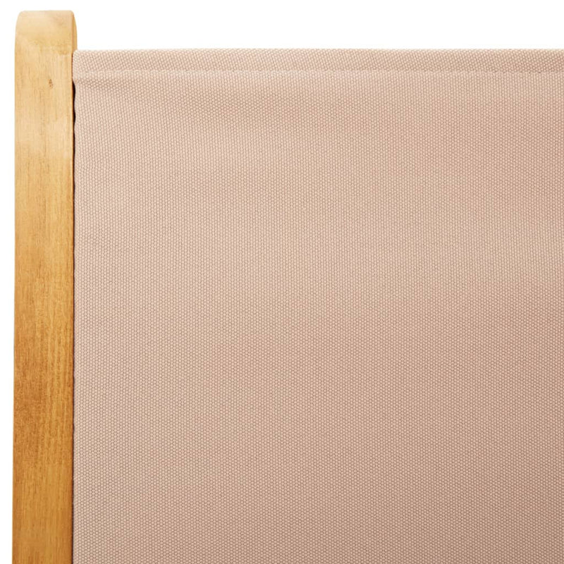 vidaXL 2 db tópszínű tömör akácfa és szövet kerti szék