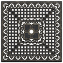 vidaXL bronzszínű öntött alumínium kerti asztal 80x80x75 cm