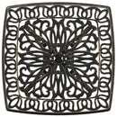 vidaXL bronzszínű öntött alumínium kerti asztal 53 x 53 x 53 cm