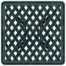 vidaXL zöld öntött alumínium kerti asztal 53 x 53 x 53 cm