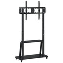 vidaXL görgős TV-állvány 32"-90" képernyőhöz max VESA 800x600 mm 100kg
