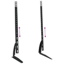 vidaXL 2 db TV-állvány 37"-75" képernyőhöz max VESA 600x400 mm 45 kg
