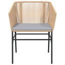 vidaXL 2 db barna polyrattan kerti szék párnákkal