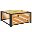 vidaXL tömör akácfa kerti szék párnával 68 x 68 x 30 cm