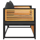 vidaXL tömör akácfa kerti szék párnákkal