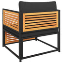 vidaXL tömör akácfa kerti szék párnákkal