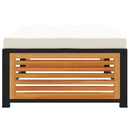 vidaXL tömör akácfa kerti szék párnával 68 x 68 x 30 cm