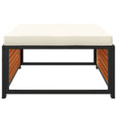 vidaXL tömör akácfa kerti szék párnával 68 x 68 x 30 cm