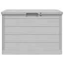 vidaXL szürke polipropilén kültéri párnatartó láda 77,5 x 44,5 x 53 cm