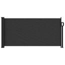 vidaXL fekete behúzható oldalsó napellenző 100 x 300 cm