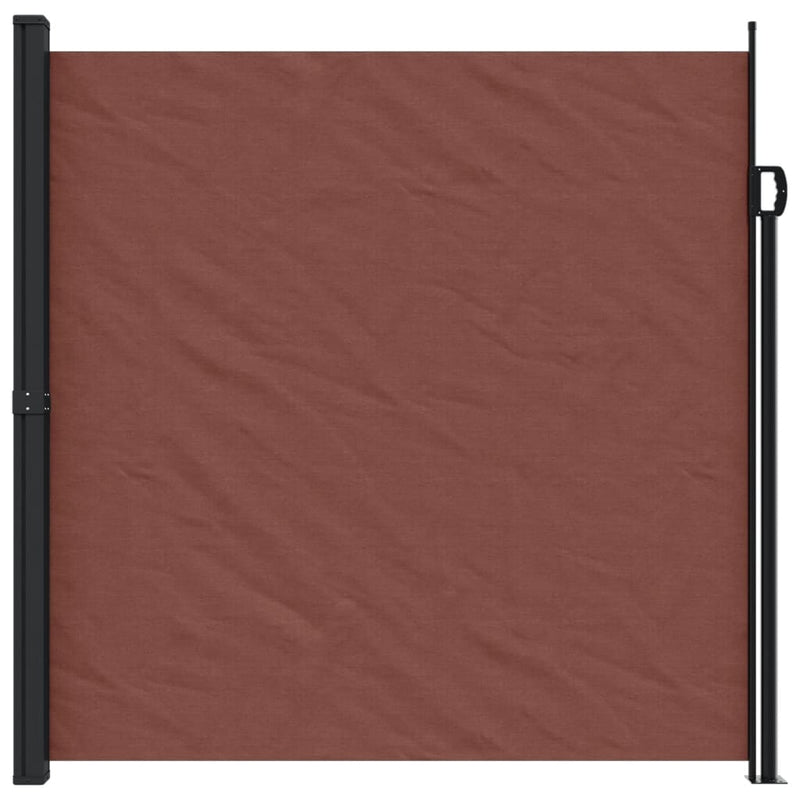 vidaXL barna behúzható oldalsó napellenző 200 x 300 cm