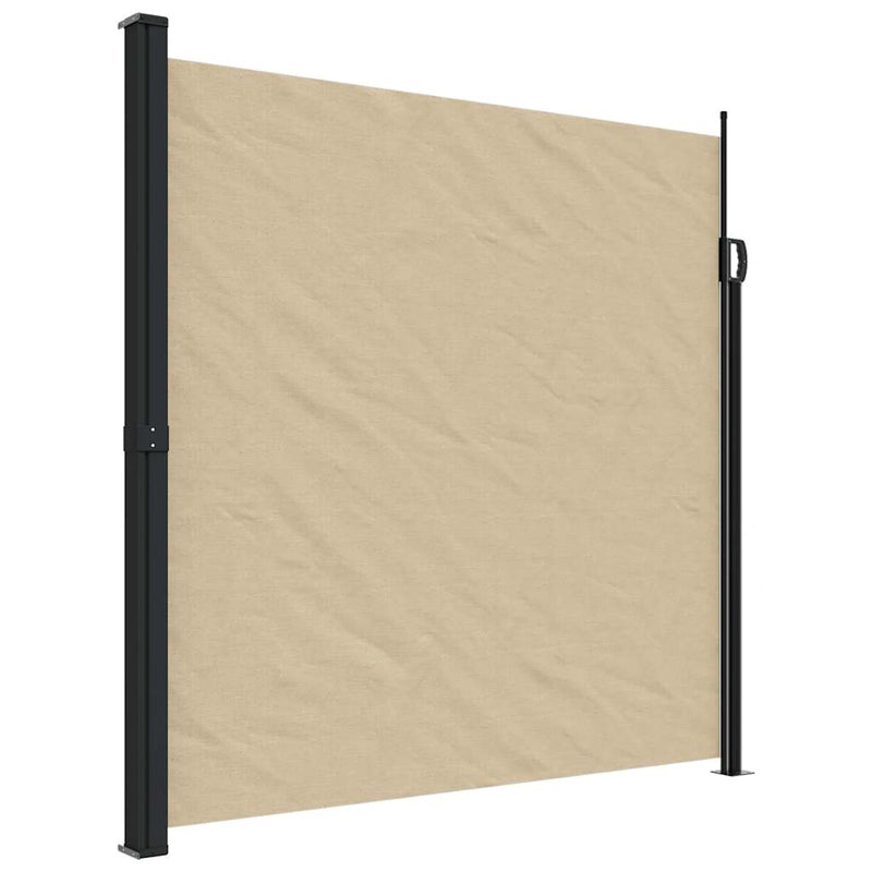 vidaXL bézs behúzható oldalsó napellenző 200 x 300 cm