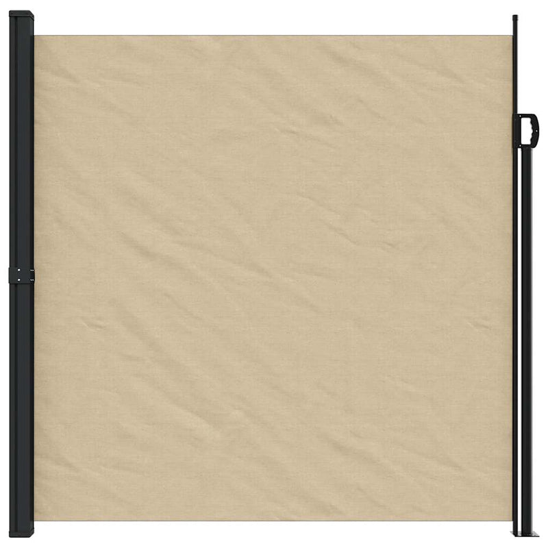 vidaXL bézs behúzható oldalsó napellenző 200 x 300 cm