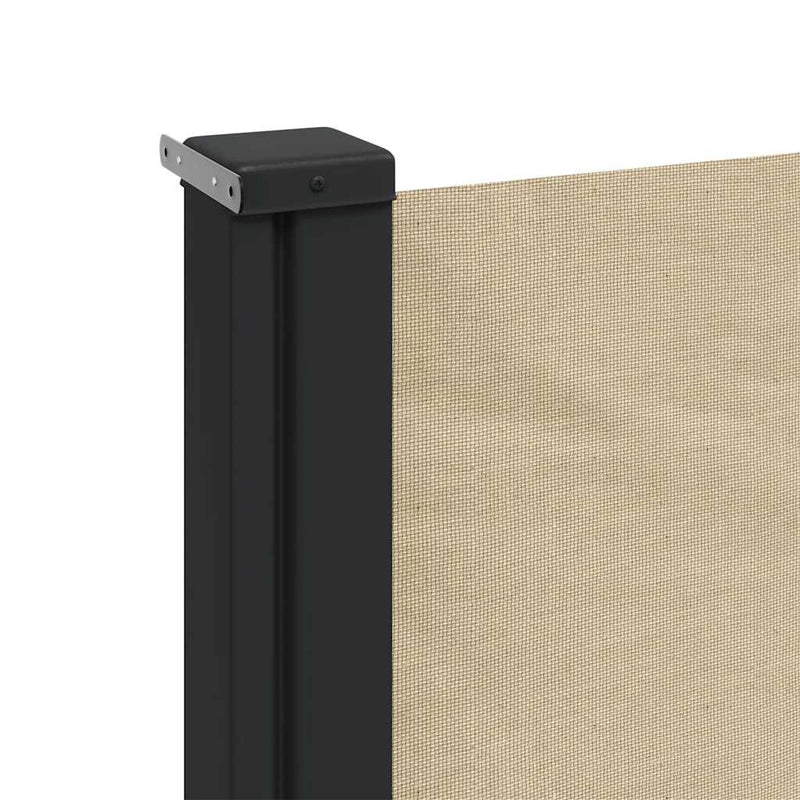 vidaXL bézs behúzható oldalsó napellenző 200 x 300 cm