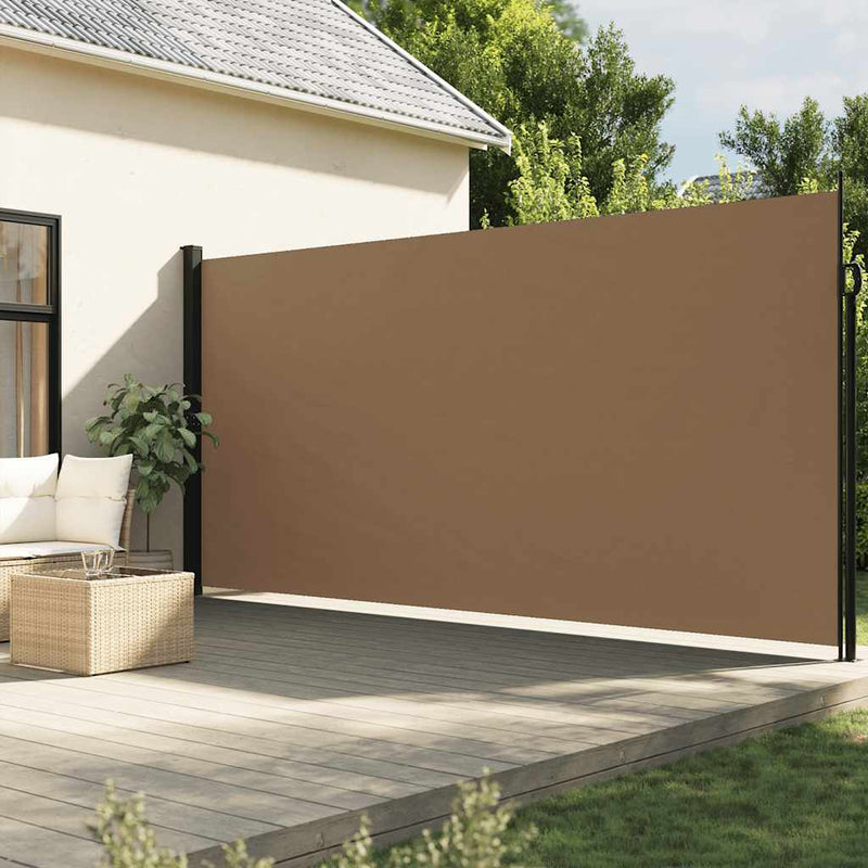 vidaXL tópszínű behúzható oldalsó napellenző 220 x 300 cm