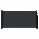 vidaXL fekete behúzható oldalsó napellenző 100 x 500 cm