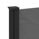 vidaXL antracitszürke behúzható oldalsó napellenző 100 x 500 cm