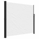 vidaXL fehér behúzható oldalsó napellenző 180 x 500 cm