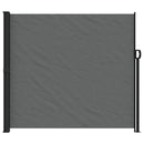 vidaXL antracitszürke behúzható oldalsó napellenző 180 x 500 cm