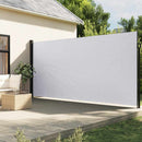 vidaXL fehér behúzható oldalsó napellenző 220 x 500 cm
