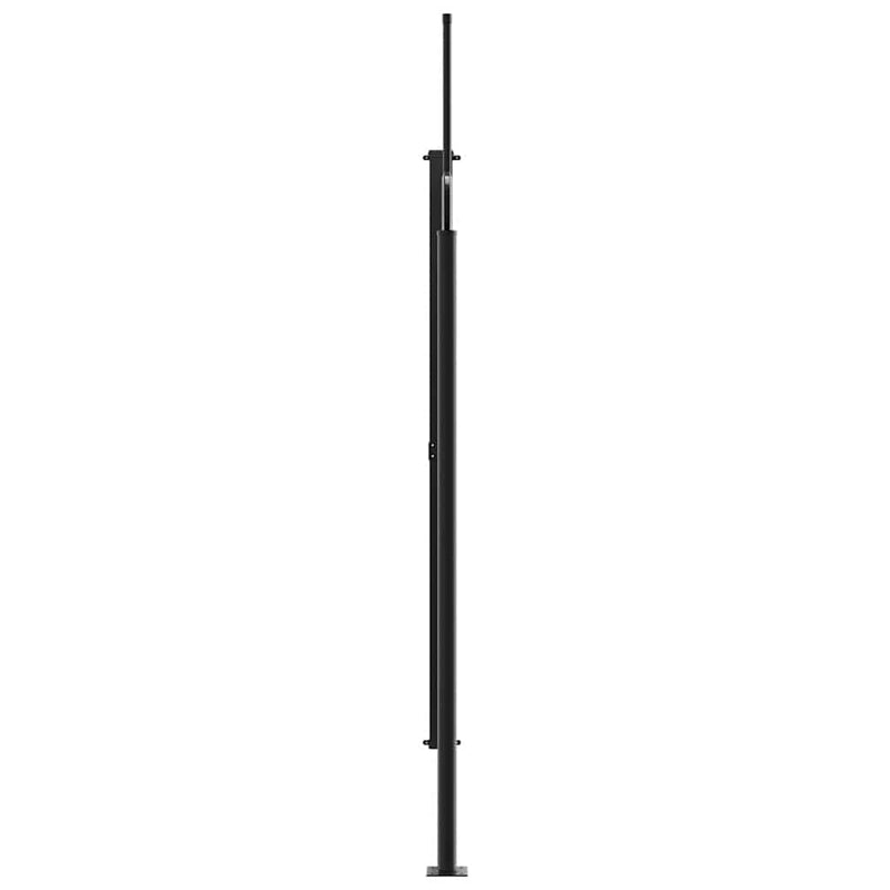 vidaXL antracitszürke behúzható oldalsó napellenző 220 x 500 cm