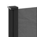 vidaXL antracitszürke behúzható oldalsó napellenző 220 x 500 cm