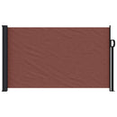 vidaXL barna behúzható oldalsó napellenző 120 x 600 cm