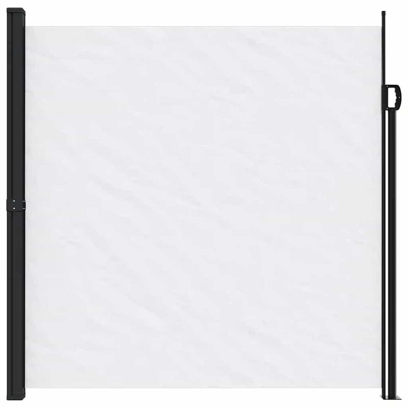 vidaXL fehér behúzható oldalsó napellenző 200 x 600 cm
