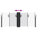 vidaXL fehér behúzható oldalsó napellenző 100 x 600 cm