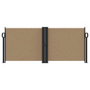 vidaXL topszínű behúzható oldalsó napellenző 100 x 600 cm