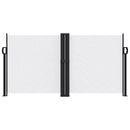 vidaXL fehér behúzható oldalsó napellenző 120 x 600 cm