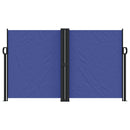 vidaXL kék behúzható oldalsó napellenző 140 x 600 cm